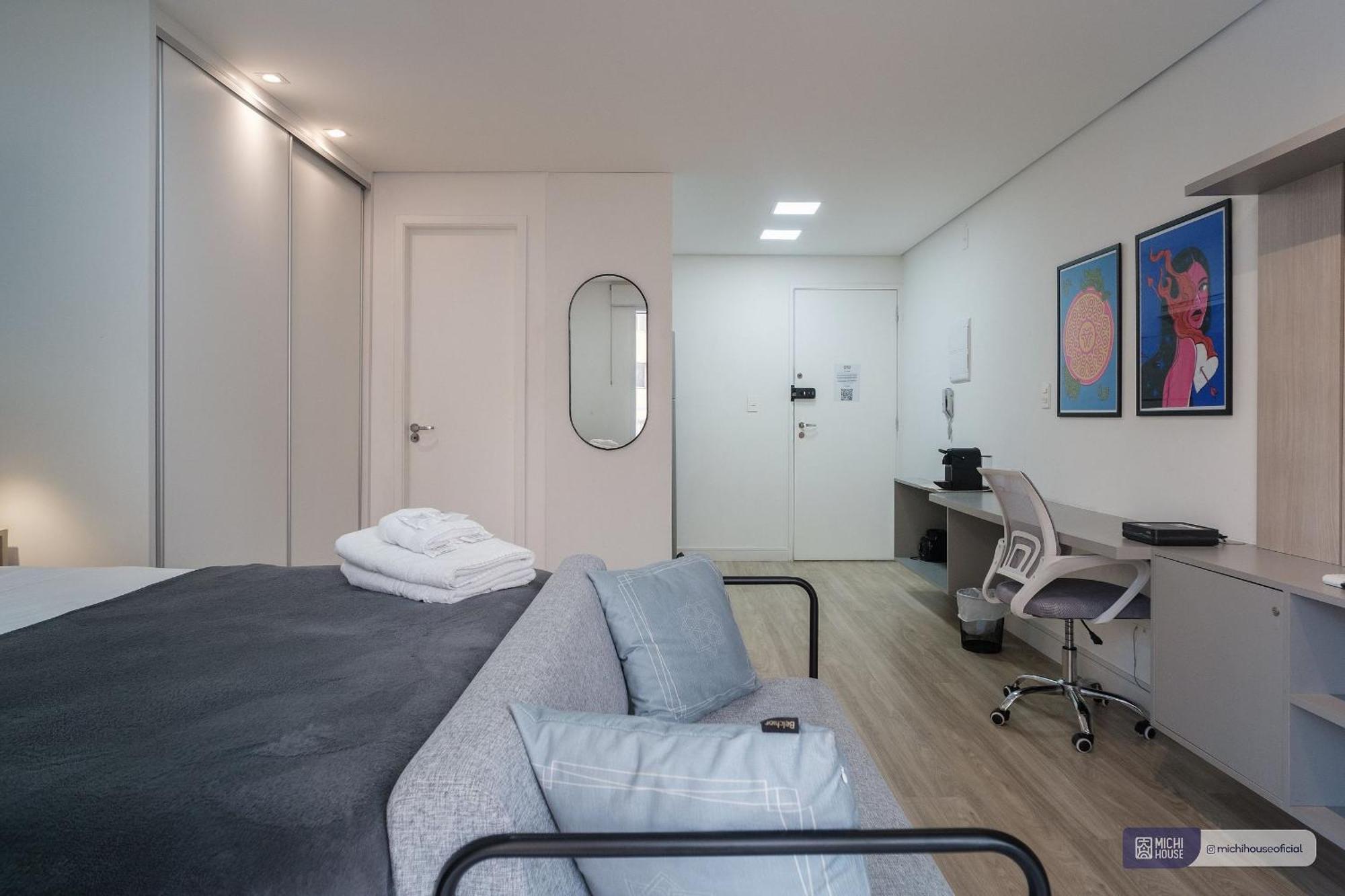 Apartamento Mh 10216 - Encantador Studio Com Ac/wf/casal *