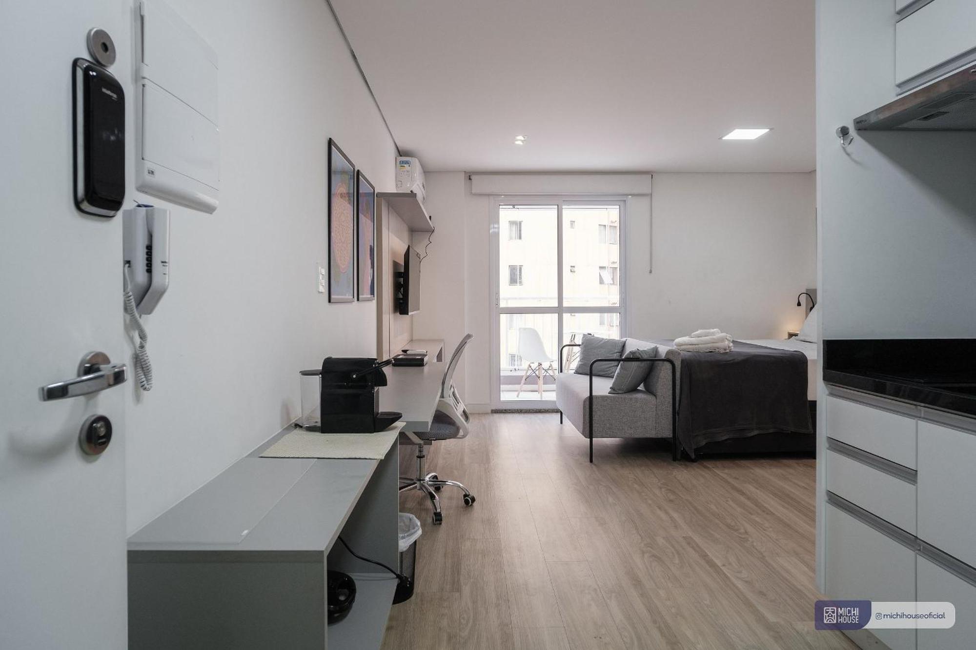 Apartamento Mh 10216 - Encantador Studio Com Ac/wf/casal *
