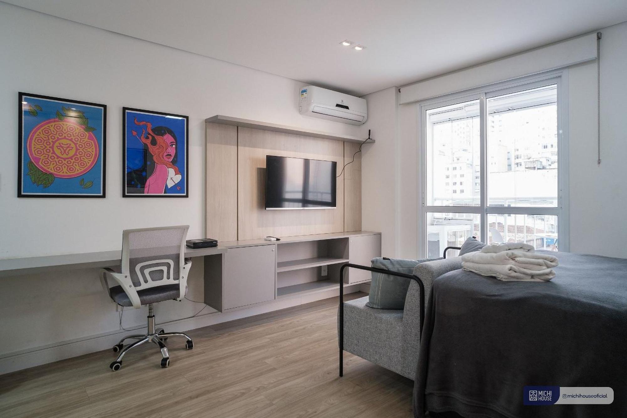 Mh 10216 - Encantador Studio Com Ac/wf/casal Apartamento *